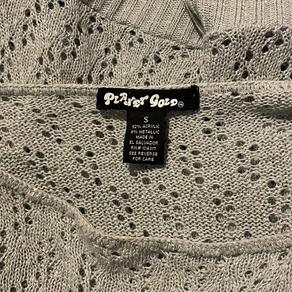 Silver Sparkly Boatneck Sweater